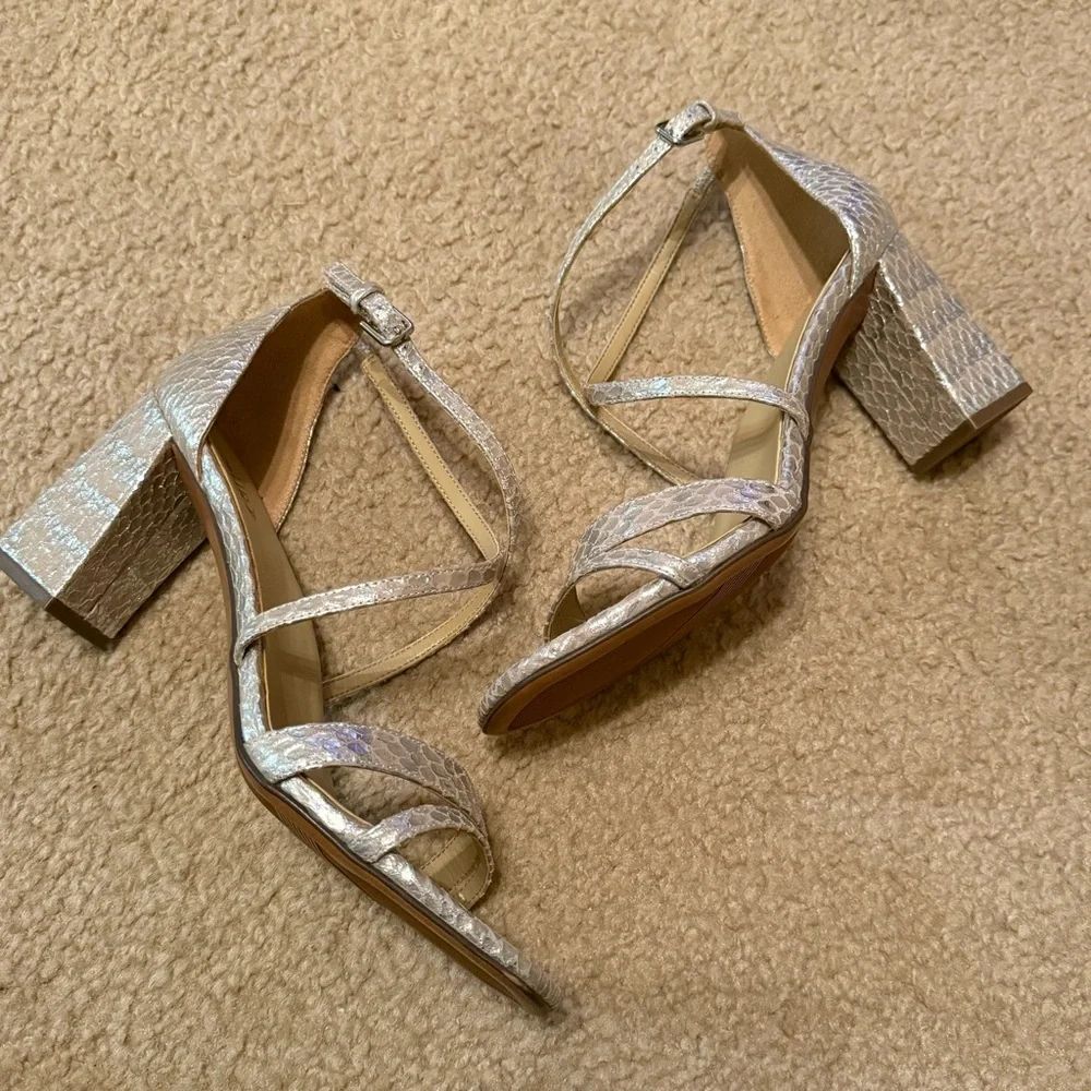 Naturalizer Tiff Block Heels Comfort Sandals Size 10